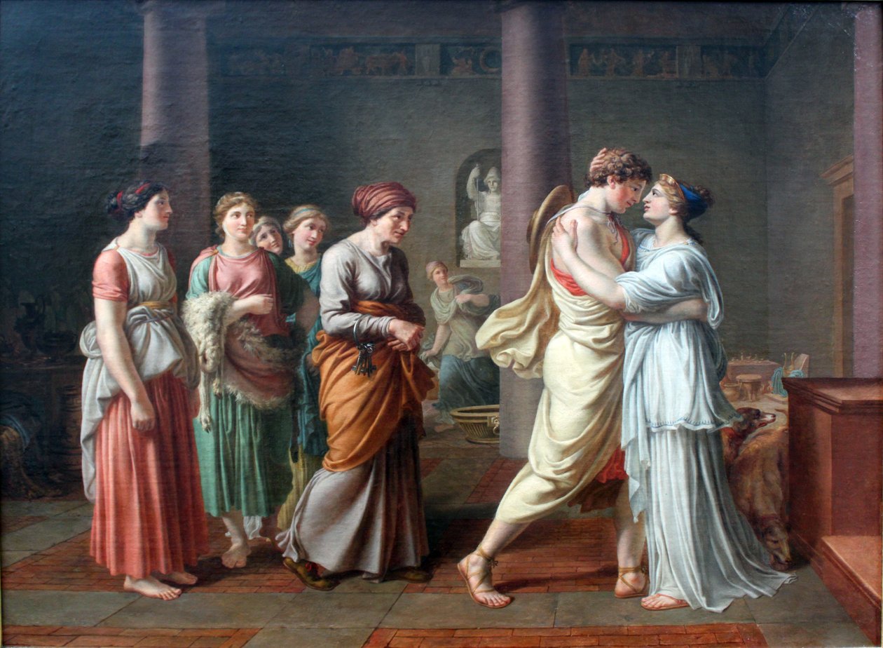 Telemachus visszatérése alkotó: Eberhard von Wächter