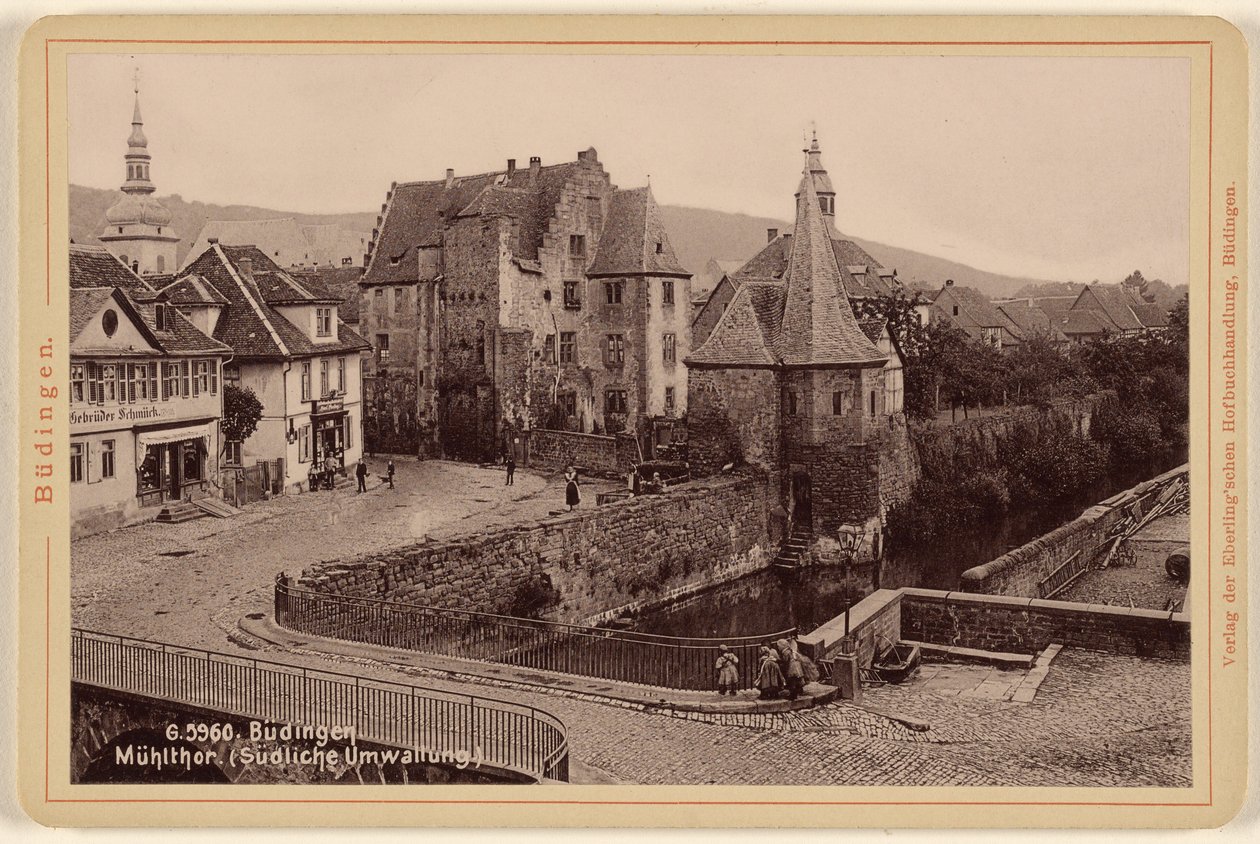 Budingen. Muhlthor. (Déli zártkert) alkotó: Eberlingschen