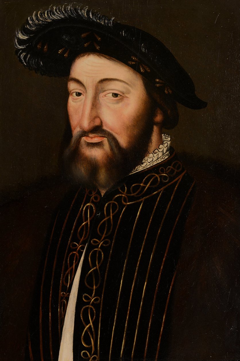 François 1er arcképe alkotó: Ecole française