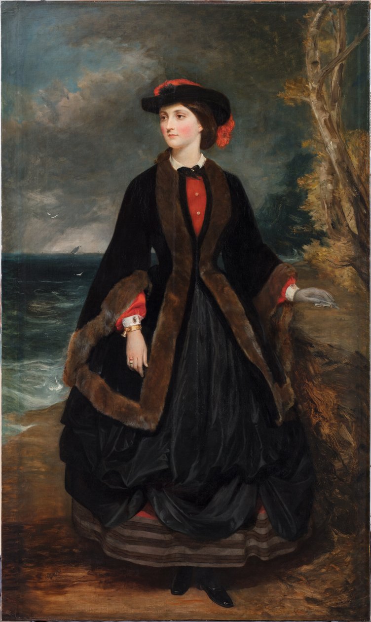 Lady Mary Craven portréja (olaj, vászon) alkotó: Eden Upton Eddis