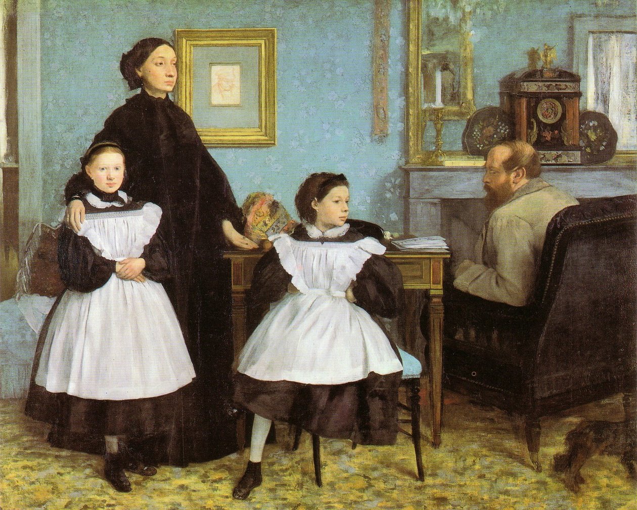 A Bellelli család alkotó: Edgar Degas
