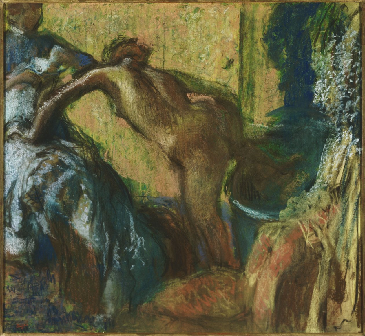 Fürdés után alkotó: Edgar Degas