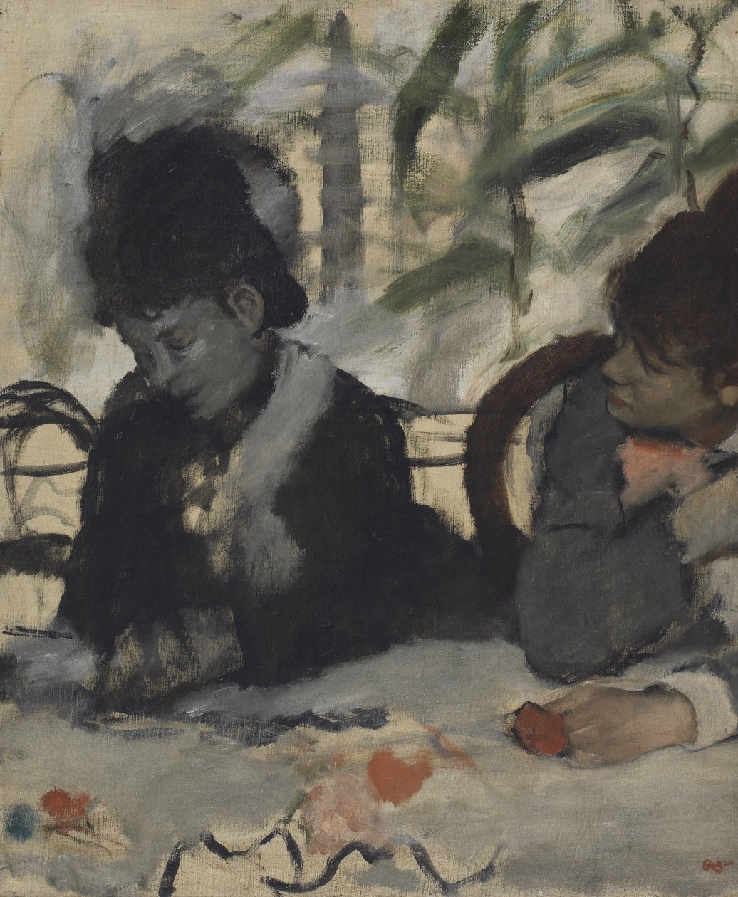 A kávéházban, 1875-7 körül alkotó: Edgar Degas