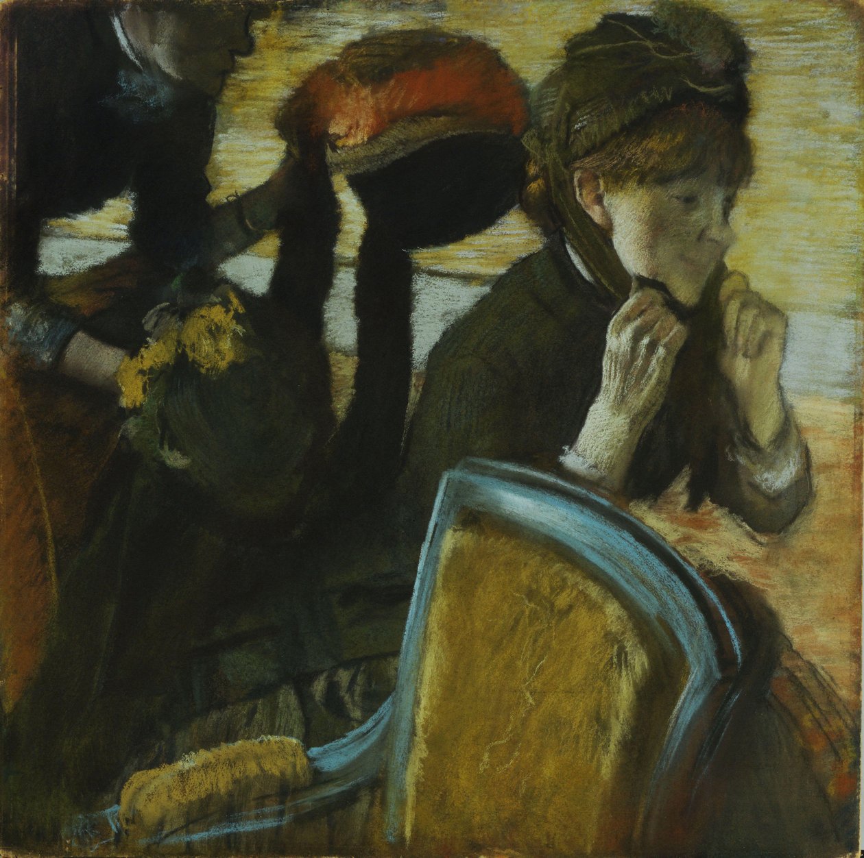 A Millinersnél alkotó: Edgar Degas