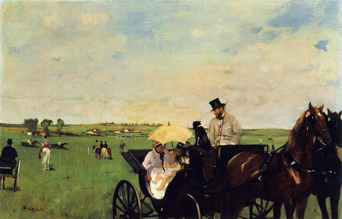 Edzők a versenyen alkotó: Edgar Degas