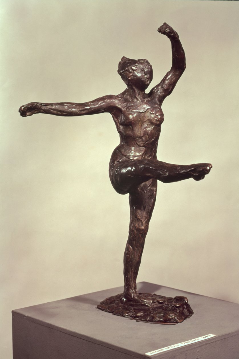Táncos, 1883 (bronz) alkotó: Edgar Degas