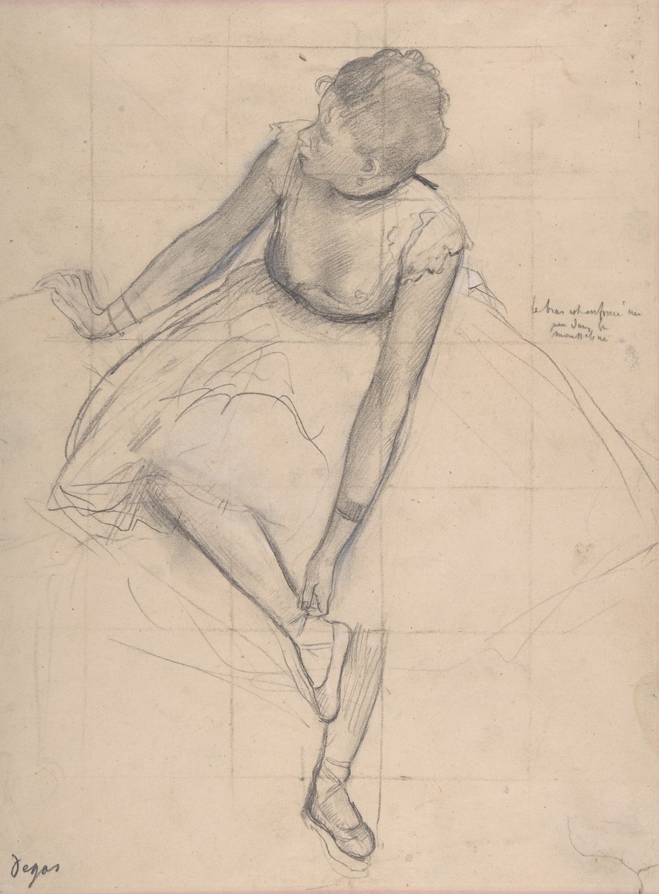 Táncos a papucs beállítása alkotó: Edgar Degas