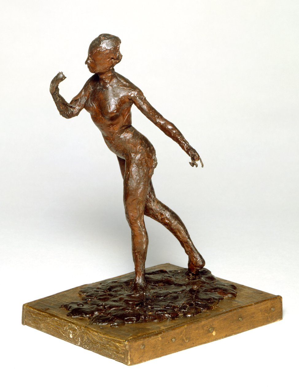 Dancer Bowing, 1895 körül (vörös viasz) alkotó: Edgar Degas