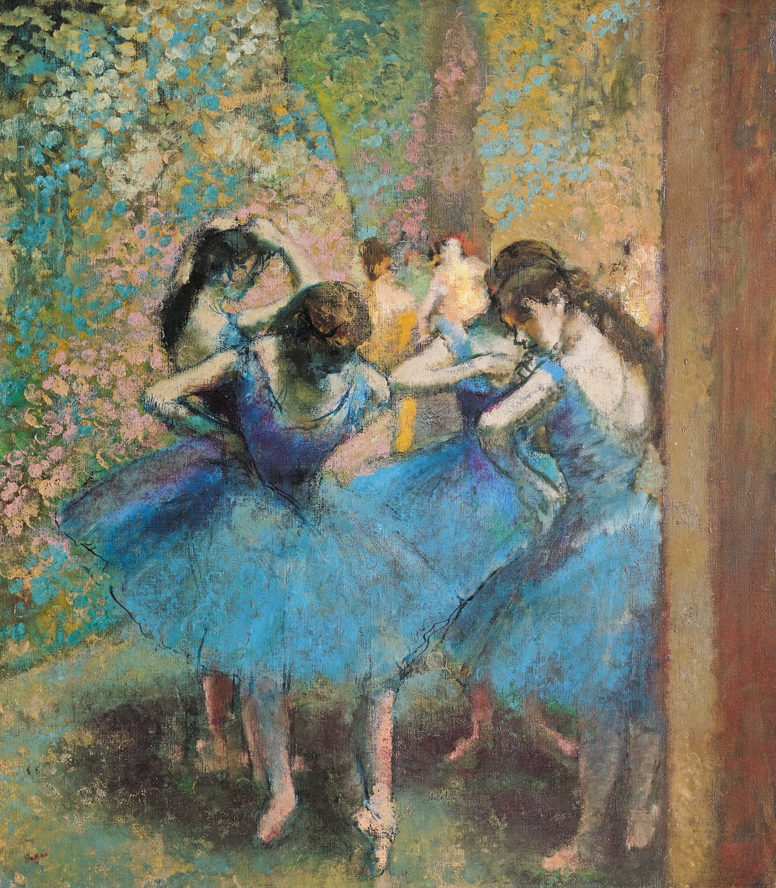 Táncosok kékben, 1890 alkotó: Edgar Degas