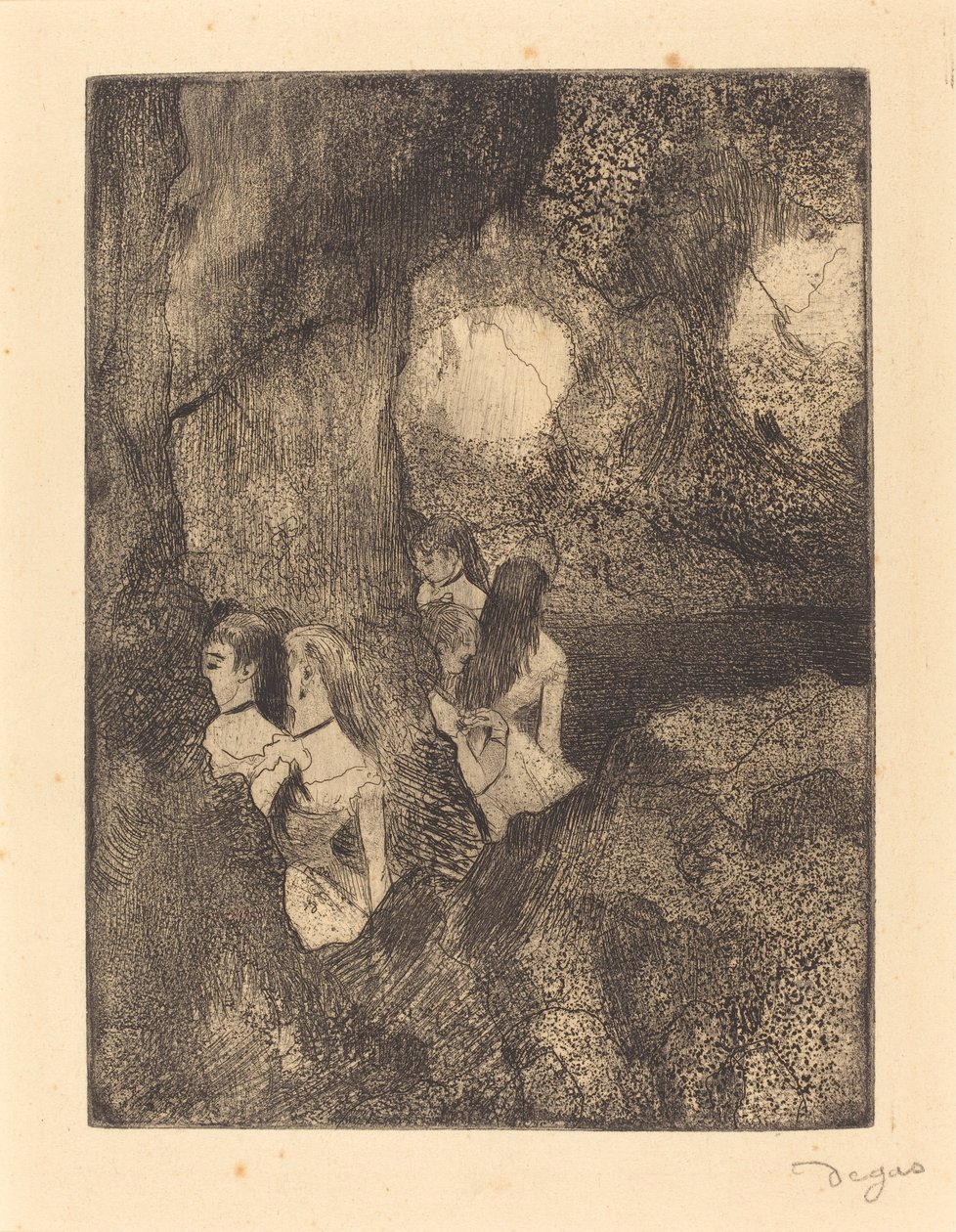Táncosok a szárnyakban alkotó: Edgar Degas