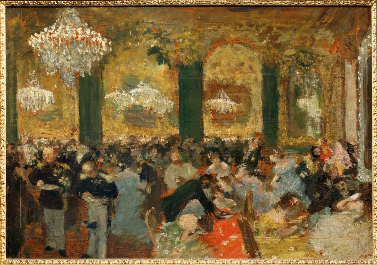 Vacsora a bálon alkotó: Edgar Degas