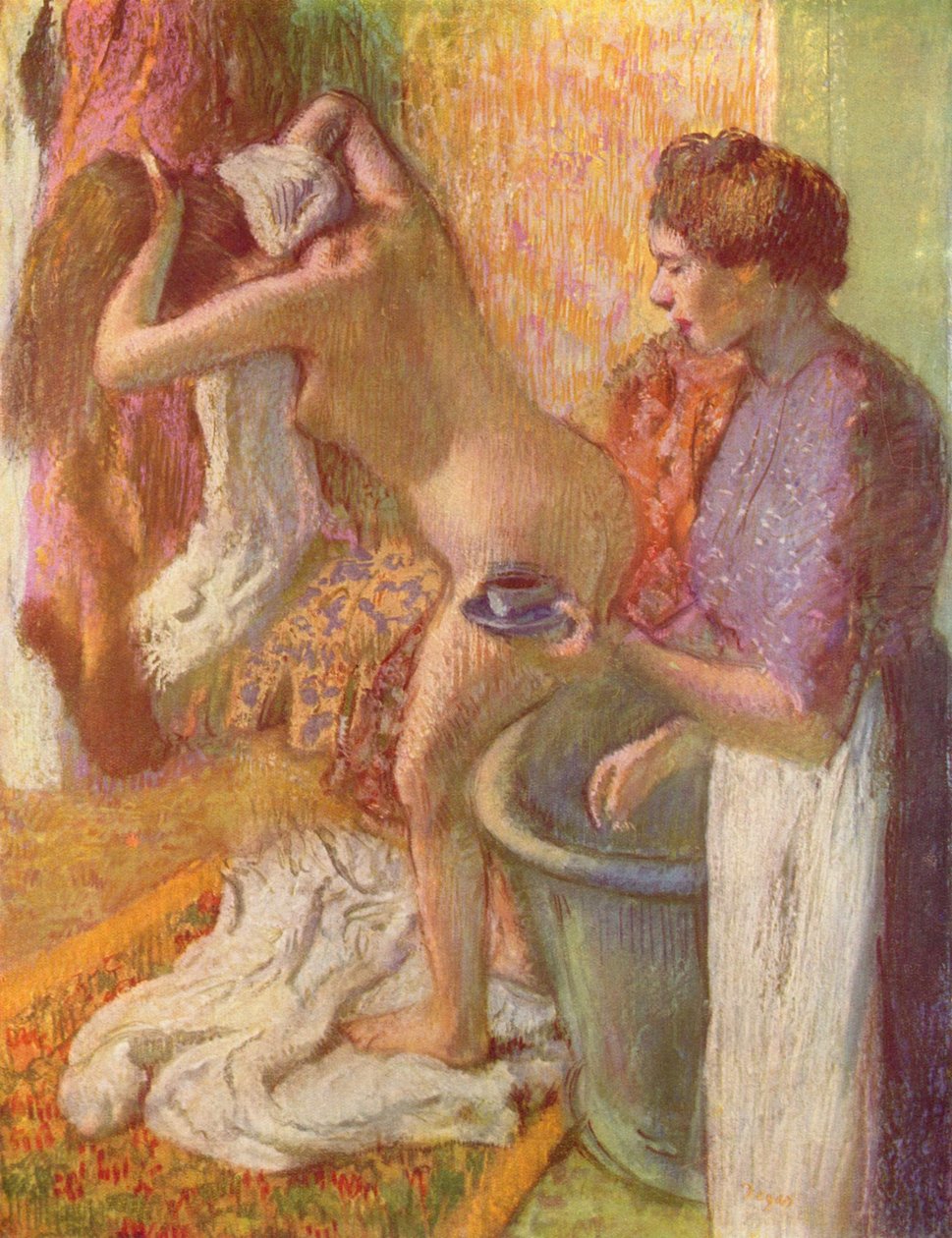 Fürdés után alkotó: Edgar Degas