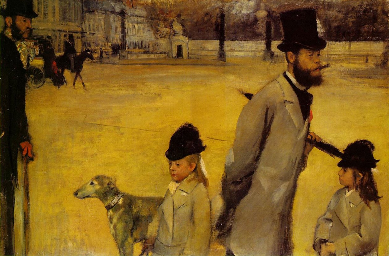 Place de la Concorde alkotó: Edgar Degas
