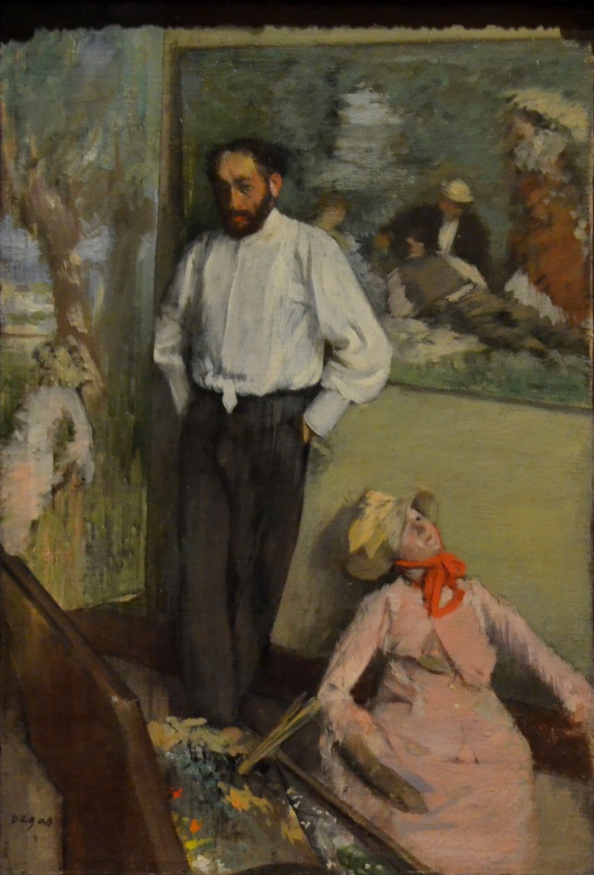Henri-Michel Lévy portréja alkotó: Edgar Degas