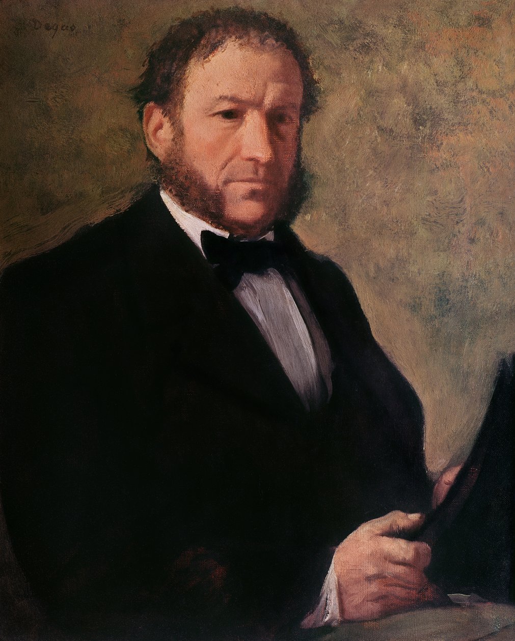 Monsieur Ruelle portréja, 1861 alkotó: Edgar Degas