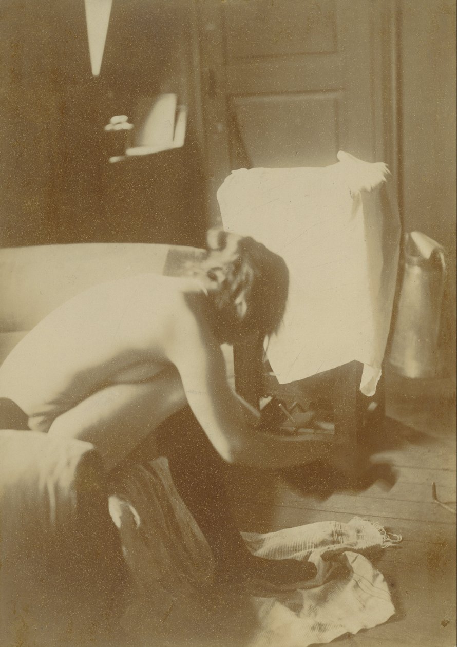 Ülő akt alkotó: Edgar Degas