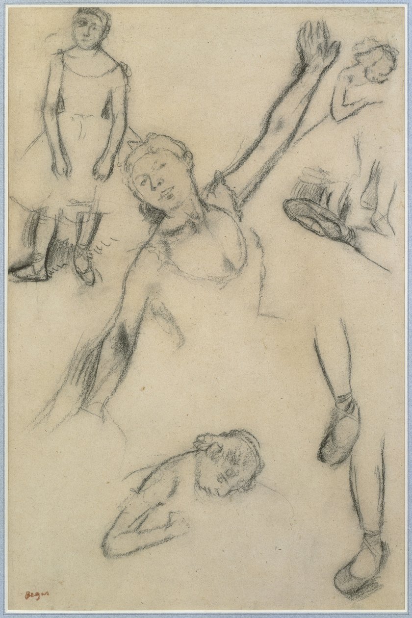 Táncosok tanulmányozása alkotó: Edgar Degas