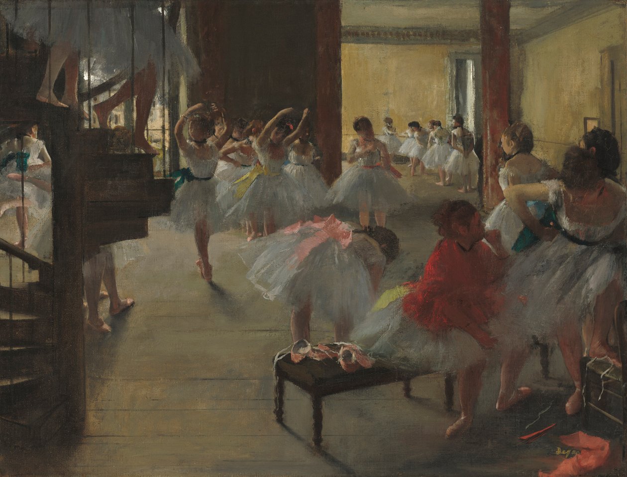 A táncosztály, 1873 körül alkotó: Edgar Degas