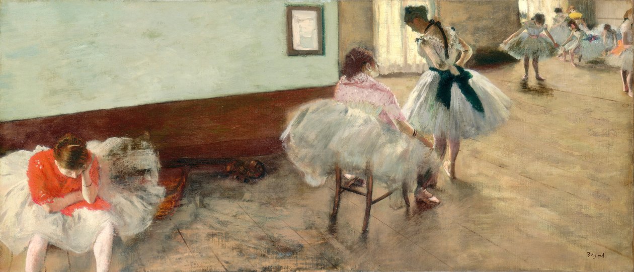 A tánclecke, 1879 körül alkotó: Edgar Degas