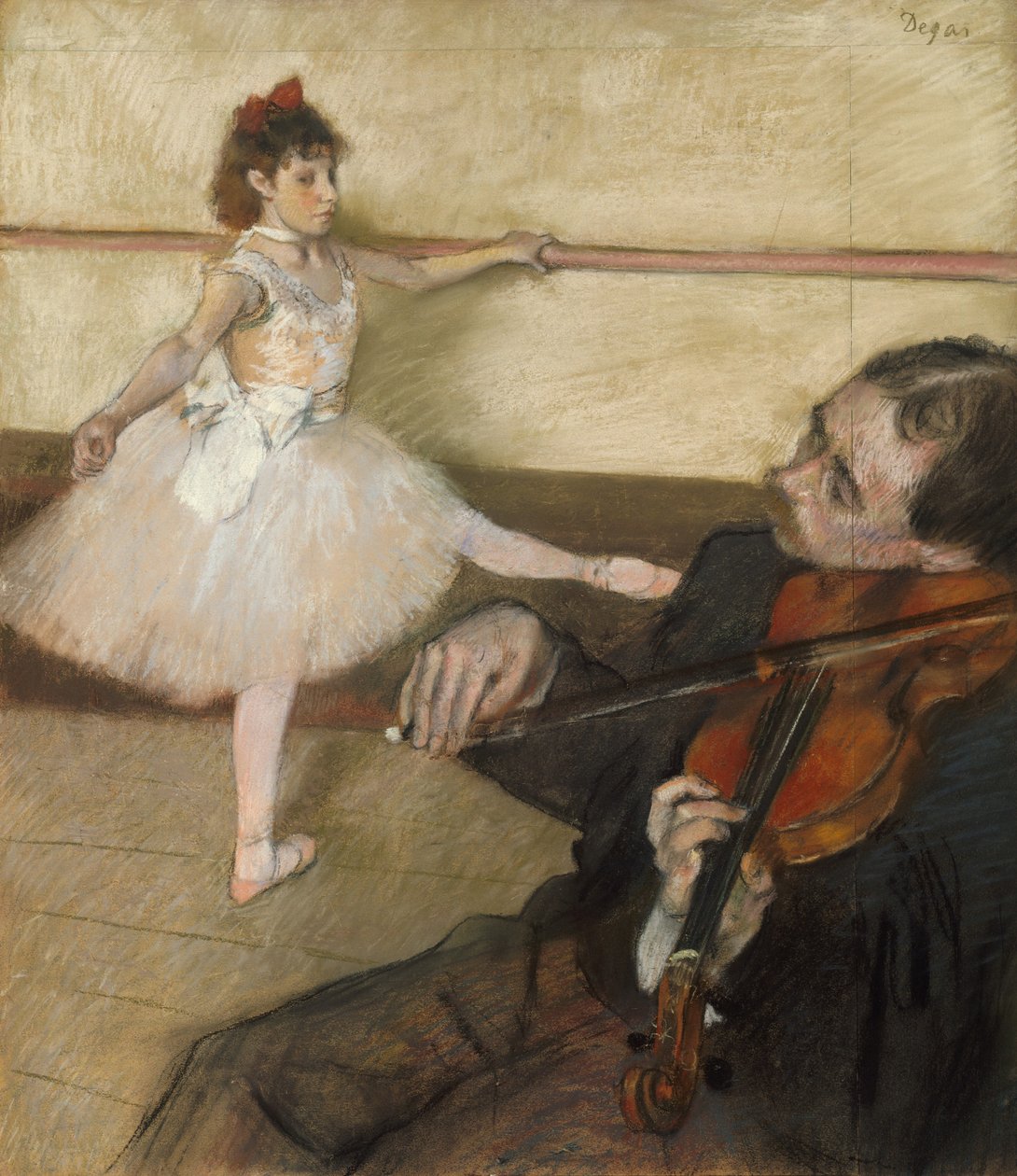 A tánclecke, 1879 körül (pasztell) alkotó: Edgar Degas