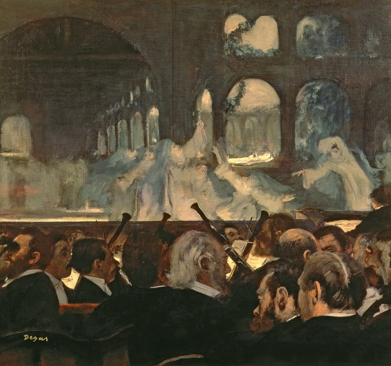Balettjelenet Meyerbeer „Robert le Diable” című operájából, 1876 alkotó: Edgar Degas