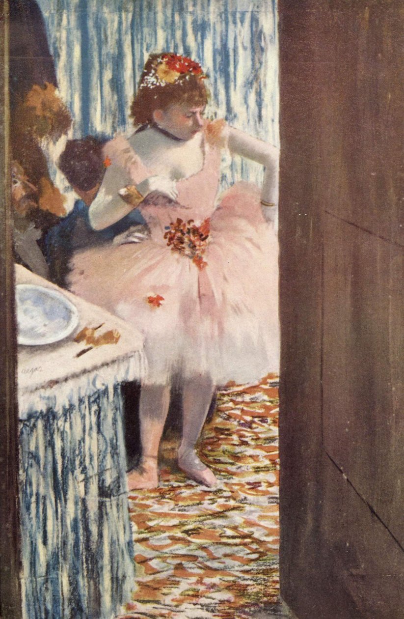 Táncosnő a dobozában alkotó: Edgar Degas