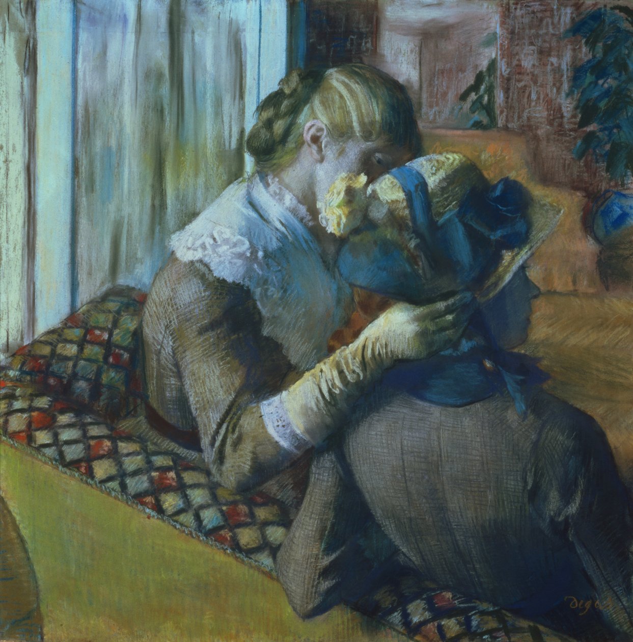 Két nő (pasztell) alkotó: Edgar Degas
