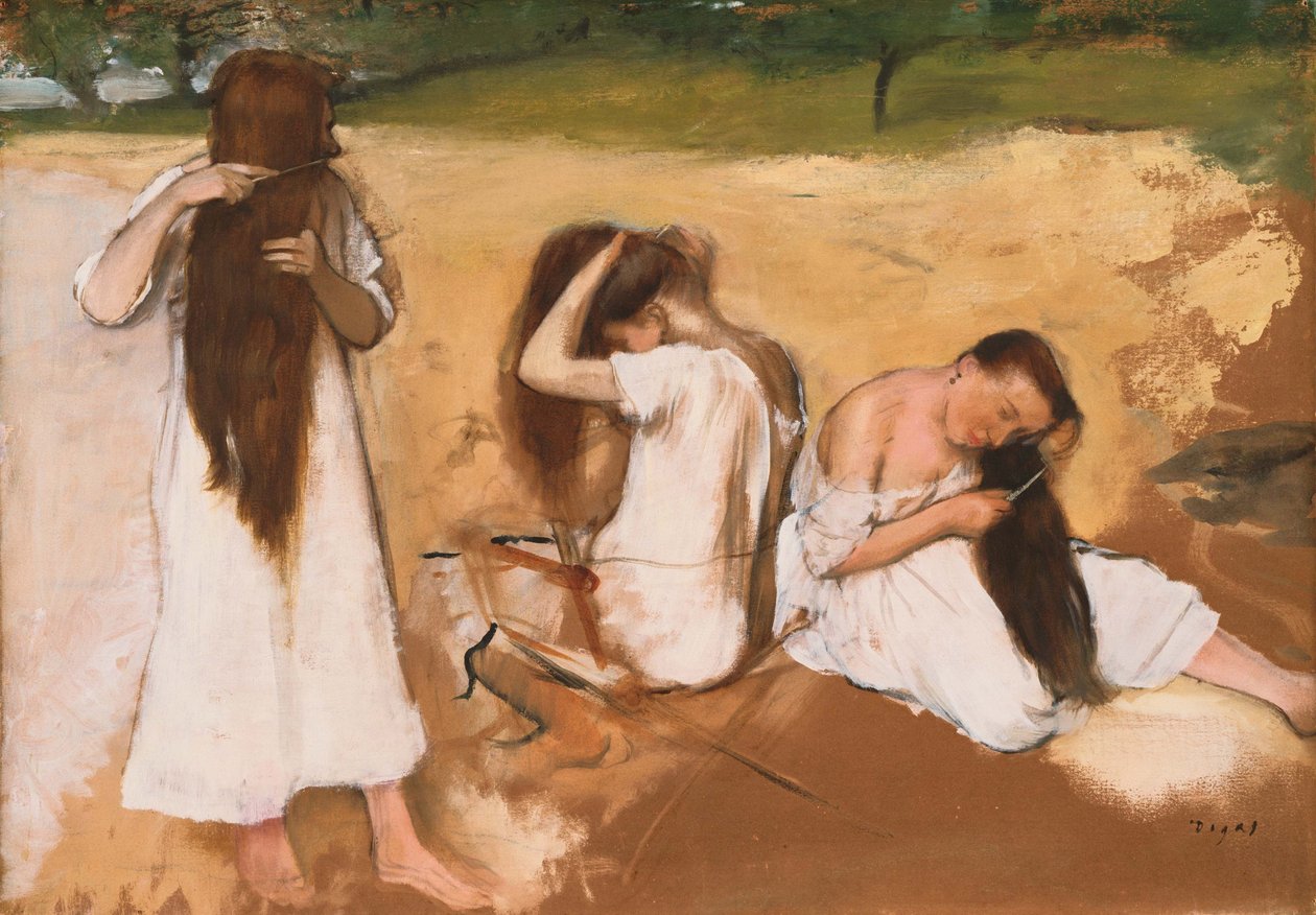 Nők fésülködnek alkotó: Edgar Degas