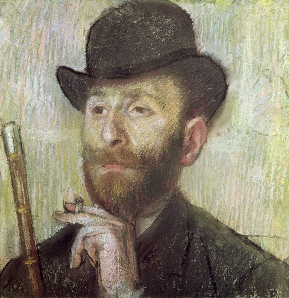 Zachary Zakarian, 1885 körül (pasztell a fedélzeten) alkotó: Edgar Degas