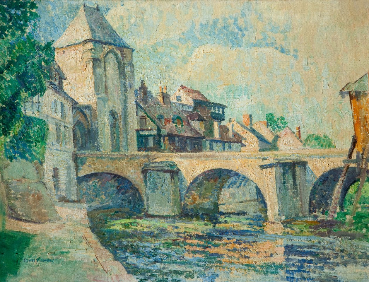 Moret-sur-Loing alkotó: Edgar Rowley Smart