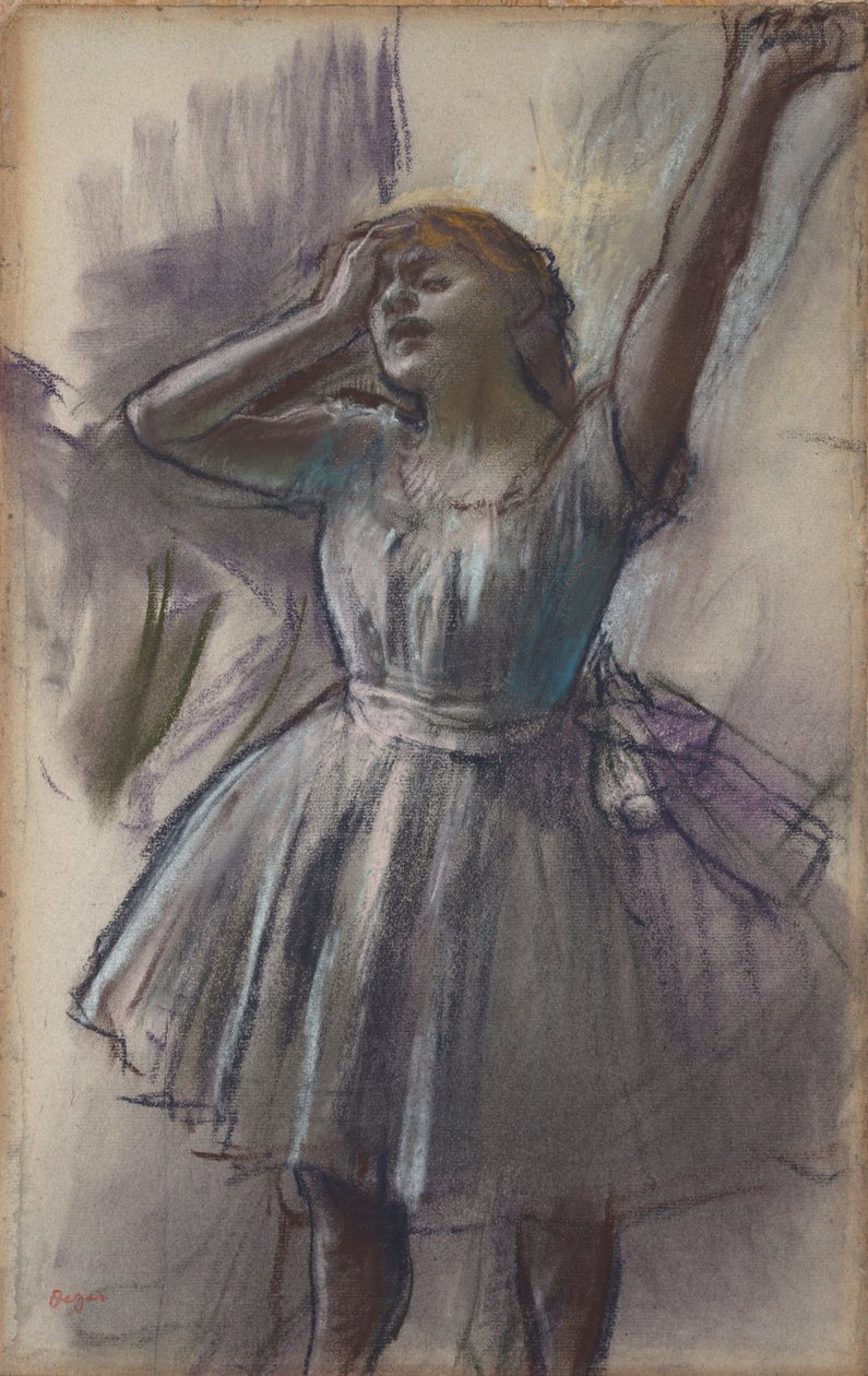 Táncos Stretching alkotó: Edgar Degas