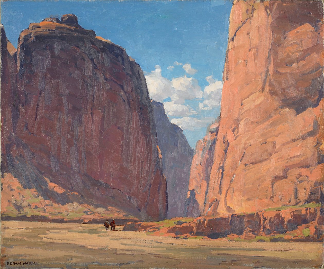 Canyon Portal, 1935 körül (olaj, vászon) alkotó: Edgar Alwin Payne