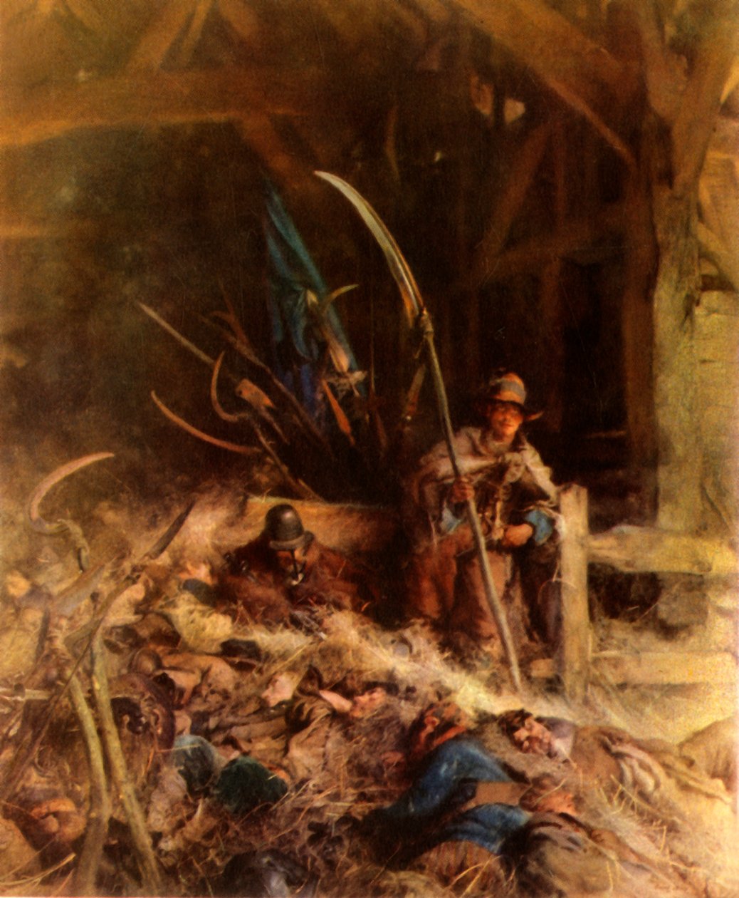 "Sedgemoor reggele, 1685", 1905, 1944. alkotó: Edgar Bundy