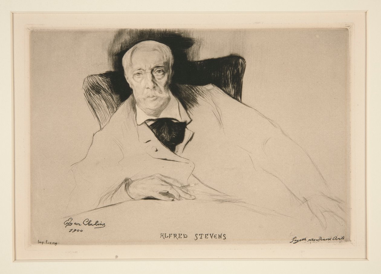 Alfred Stevens alkotó: Edgar Chahine