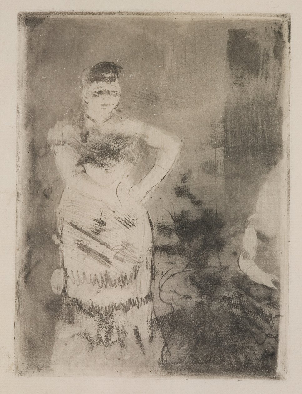 Egy énekesnő alkotó: Edgar Degas