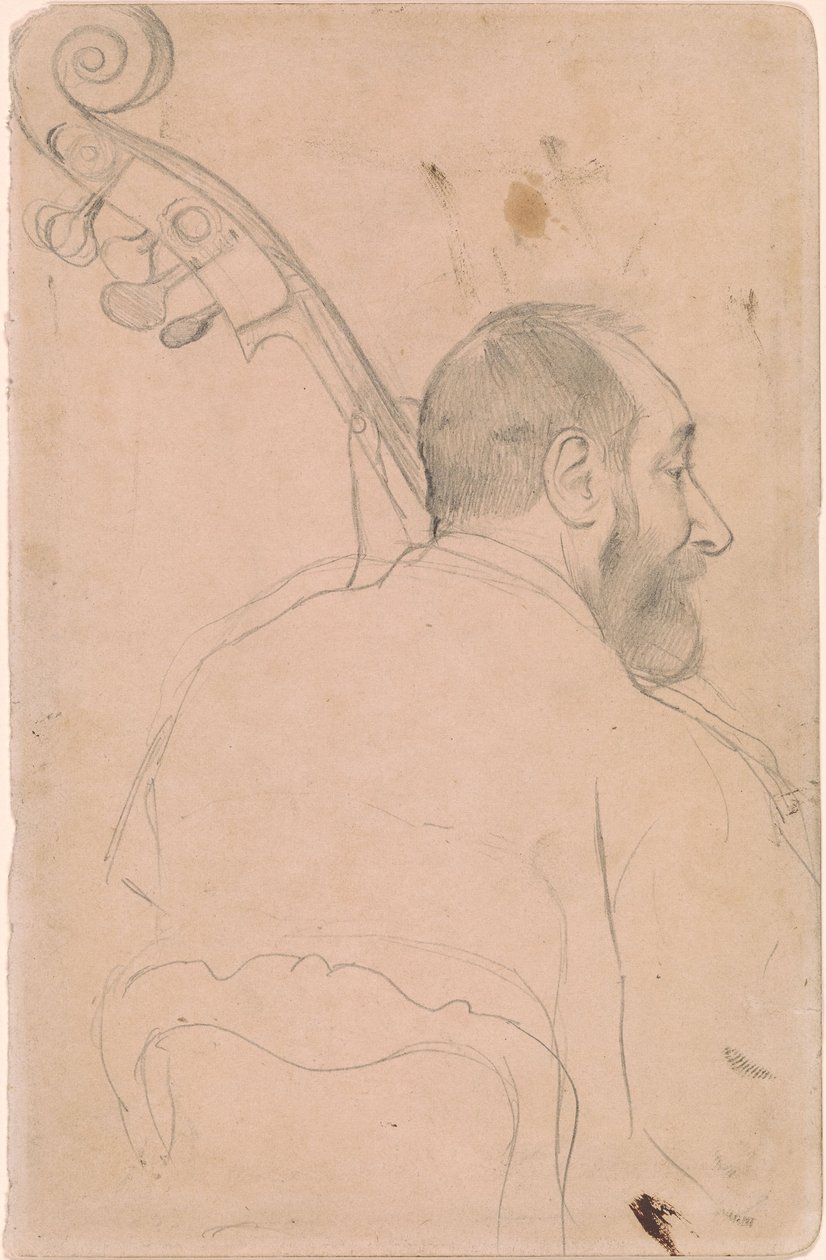 Achille Gouffe, a Párizsi Opera nagybőgőse alkotó: Edgar Degas