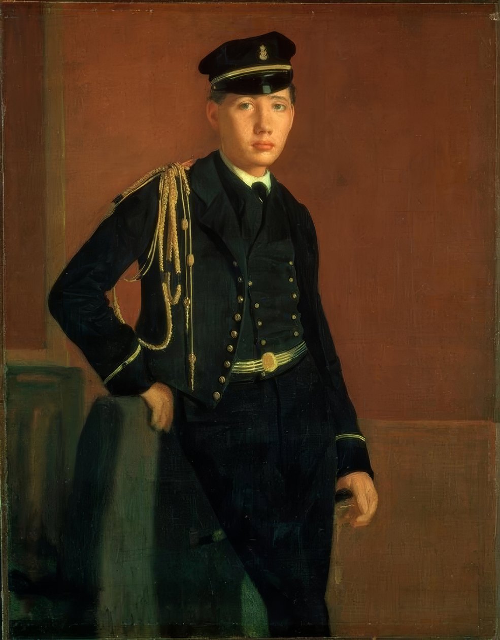 Achille de Gas és tiszt de Midshipman alkotó: Edgar Degas