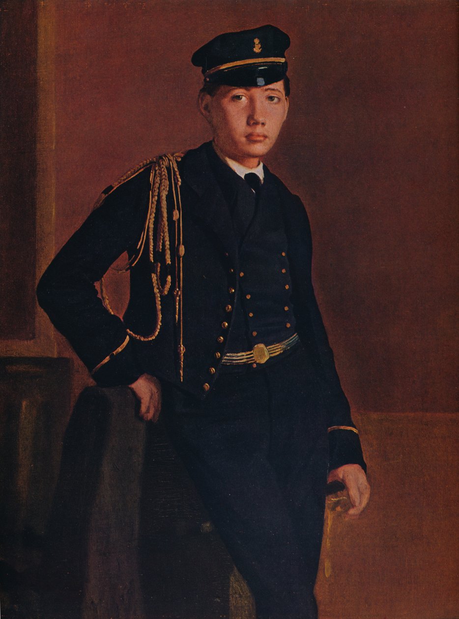 Achille de Gas kadét egyenruhájában, 1856-1857 alkotó: Edgar Degas