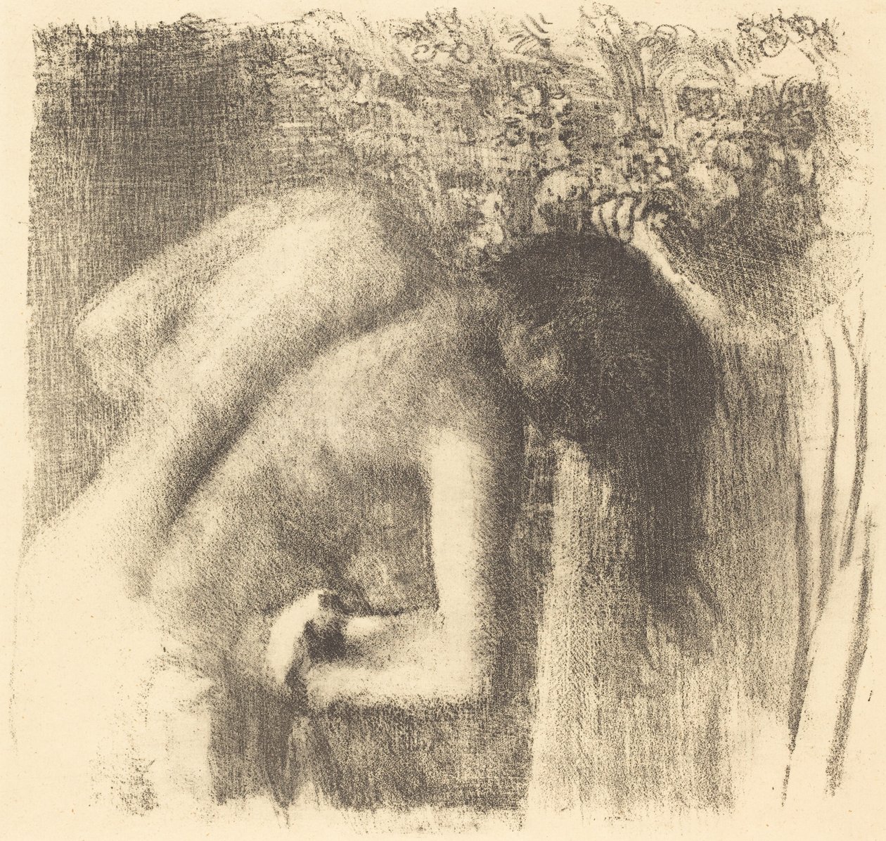 A fürdő után alkotó: Edgar Degas