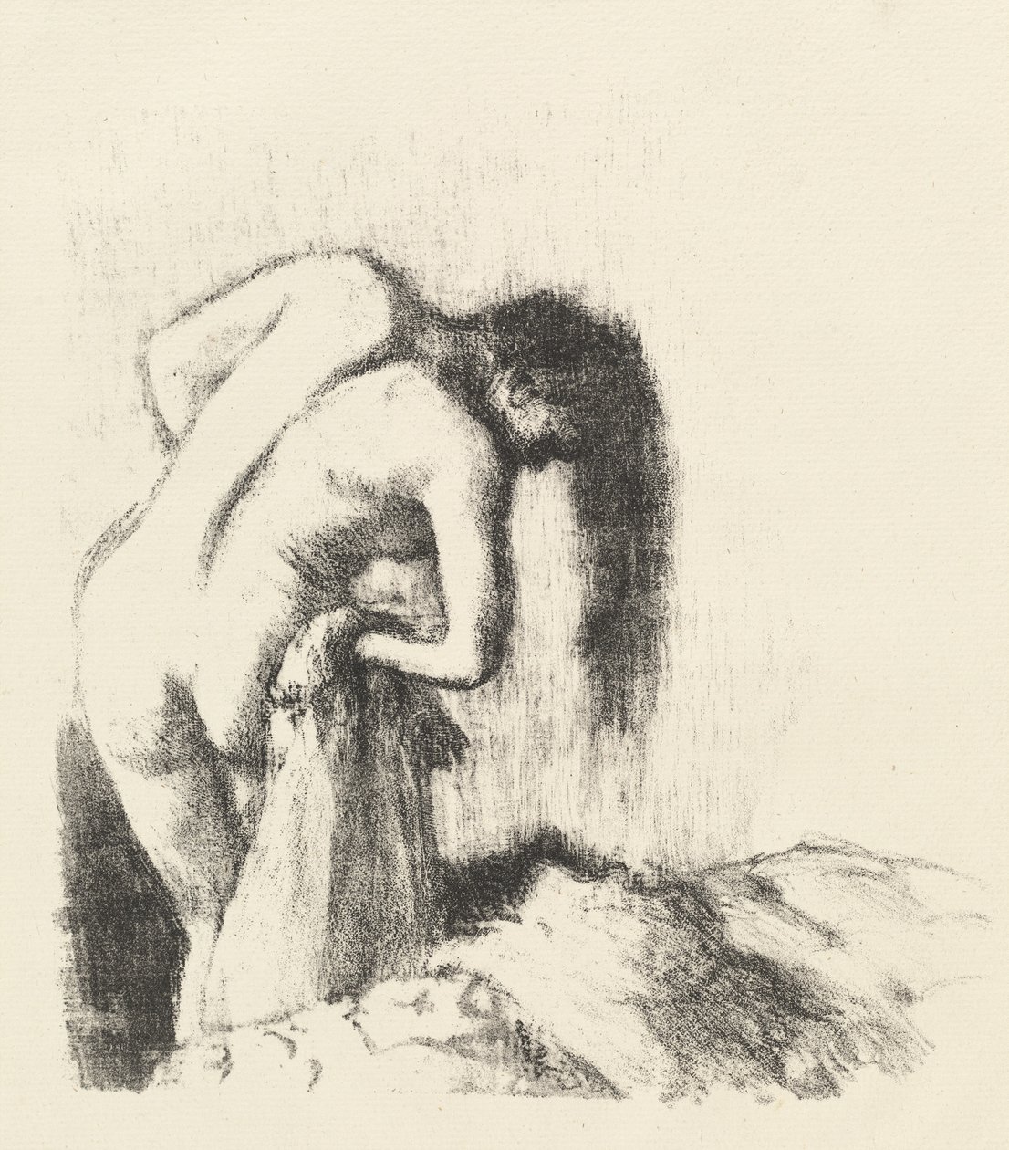 A fürdő után alkotó: Edgar Degas