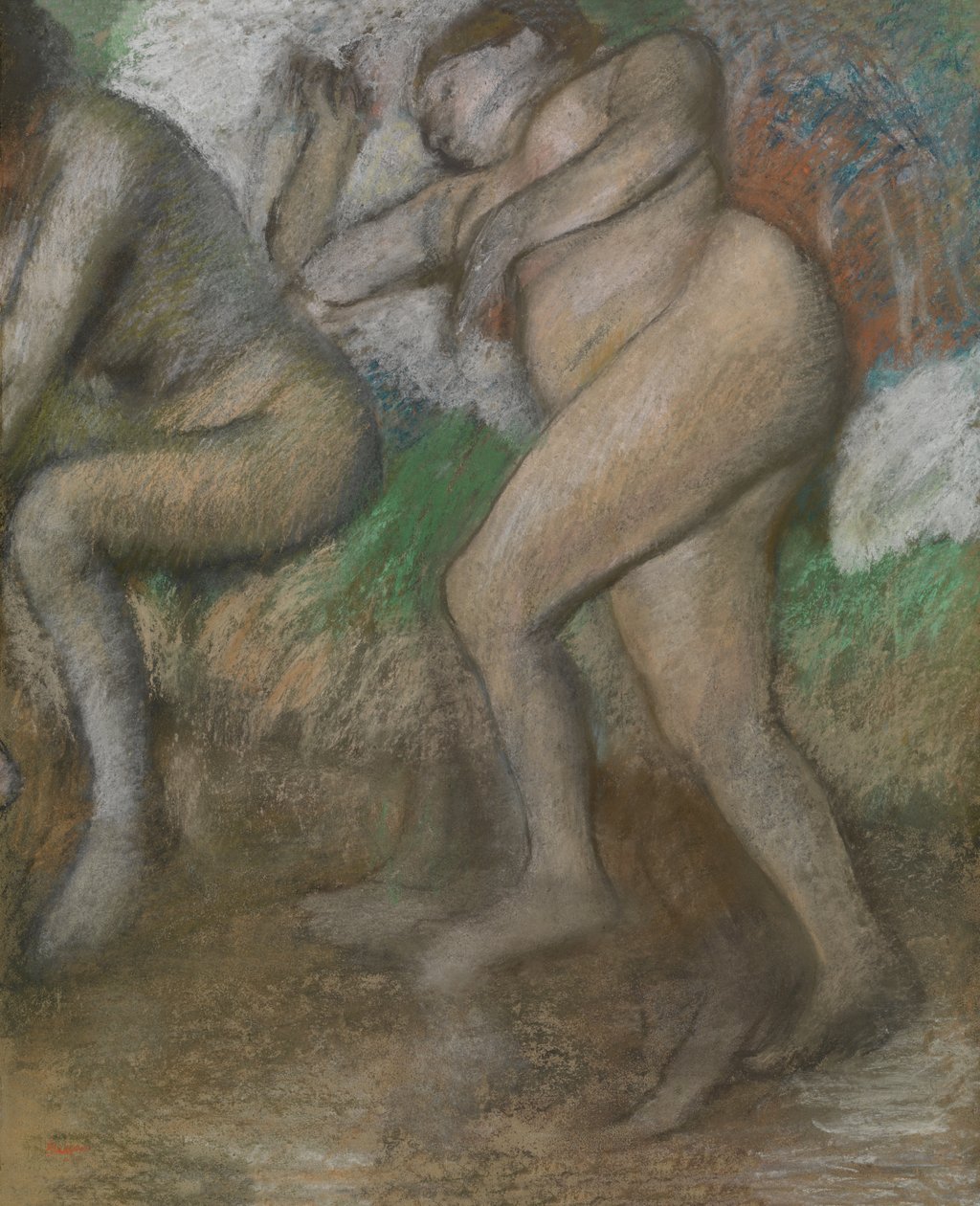 A fürdő után alkotó: Edgar Degas