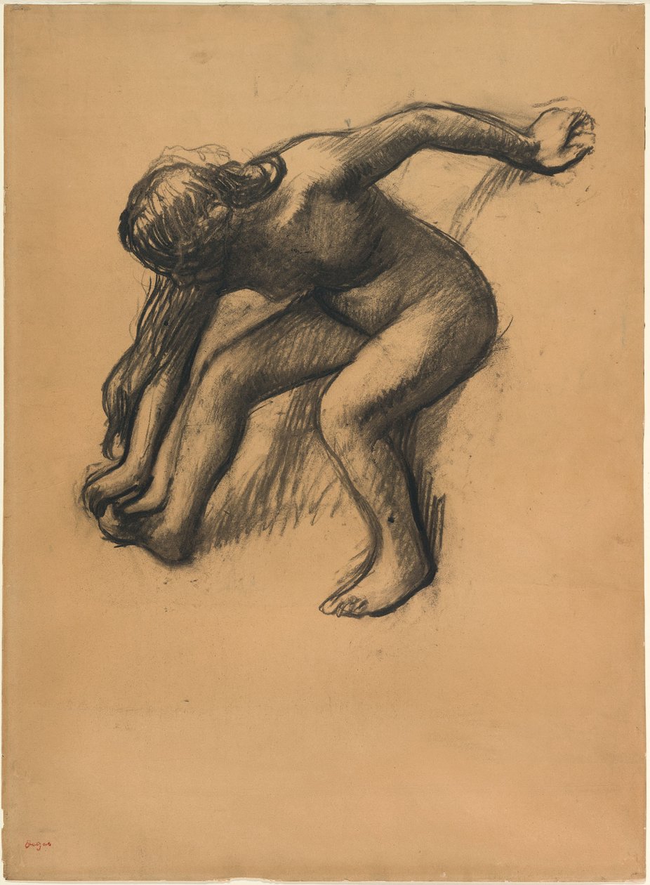 A fürdő után alkotó: Edgar Degas