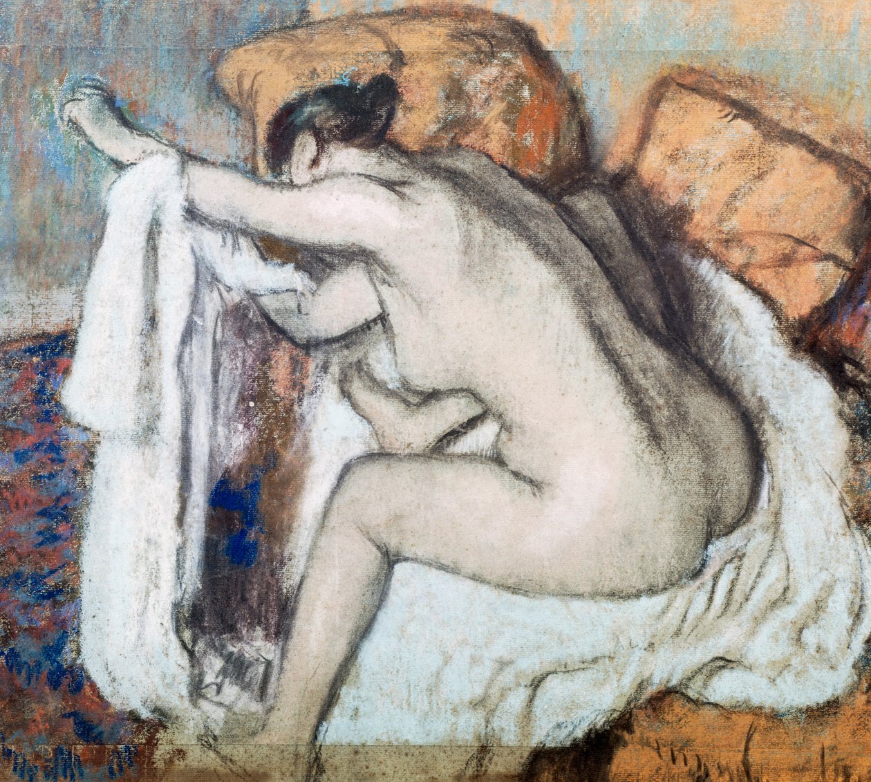 Fürdés után alkotó: Edgar Degas