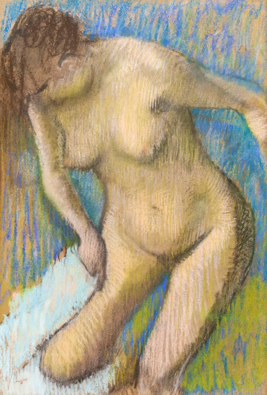 Fürdés után alkotó: Edgar Degas