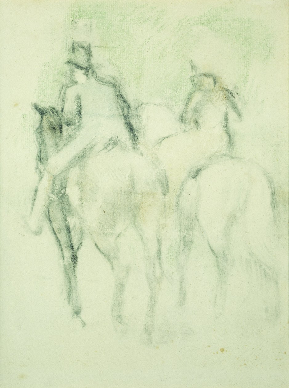 Amazon és rider, alkotó: Edgar Degas