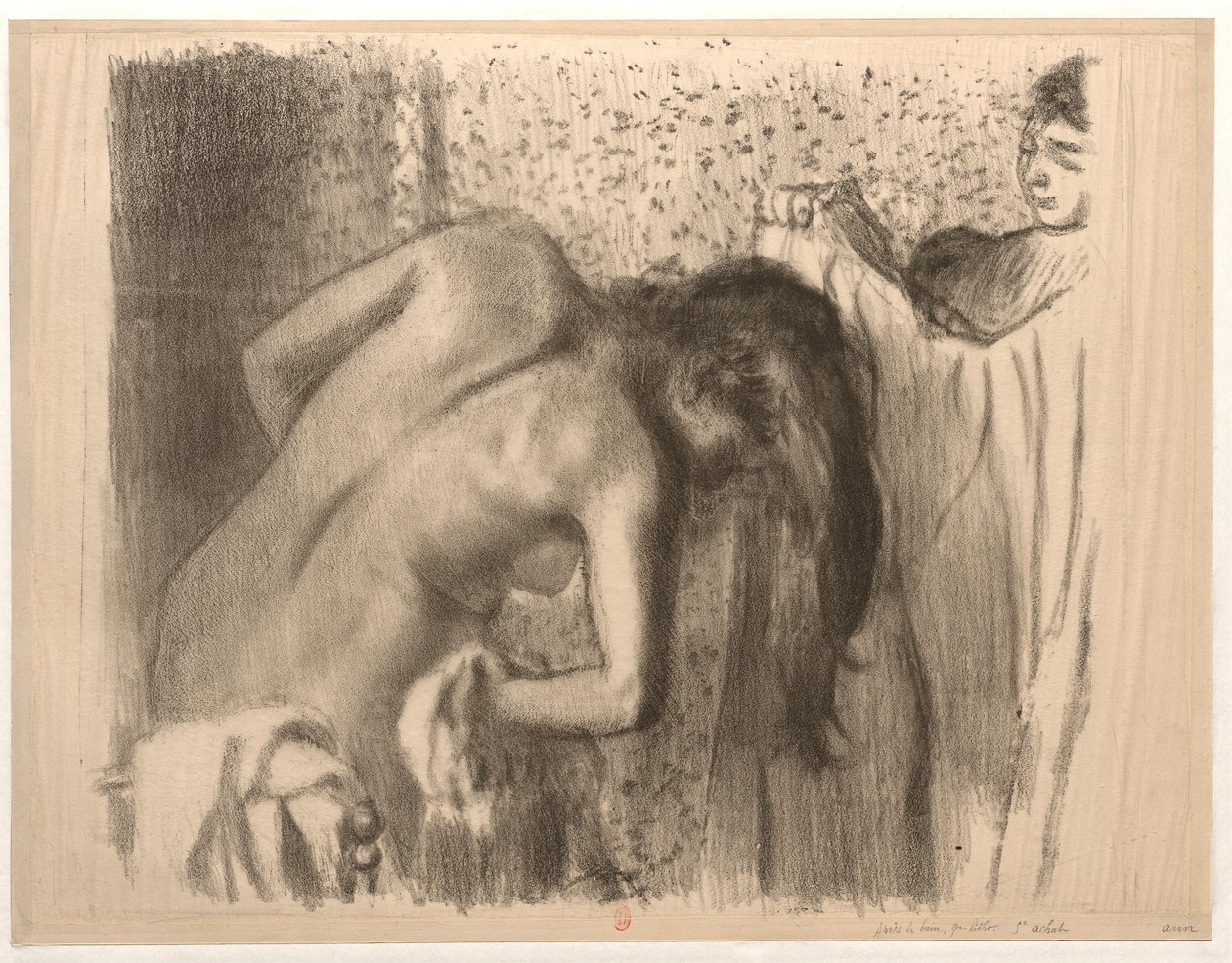 Fürdés után alkotó: Edgar Degas