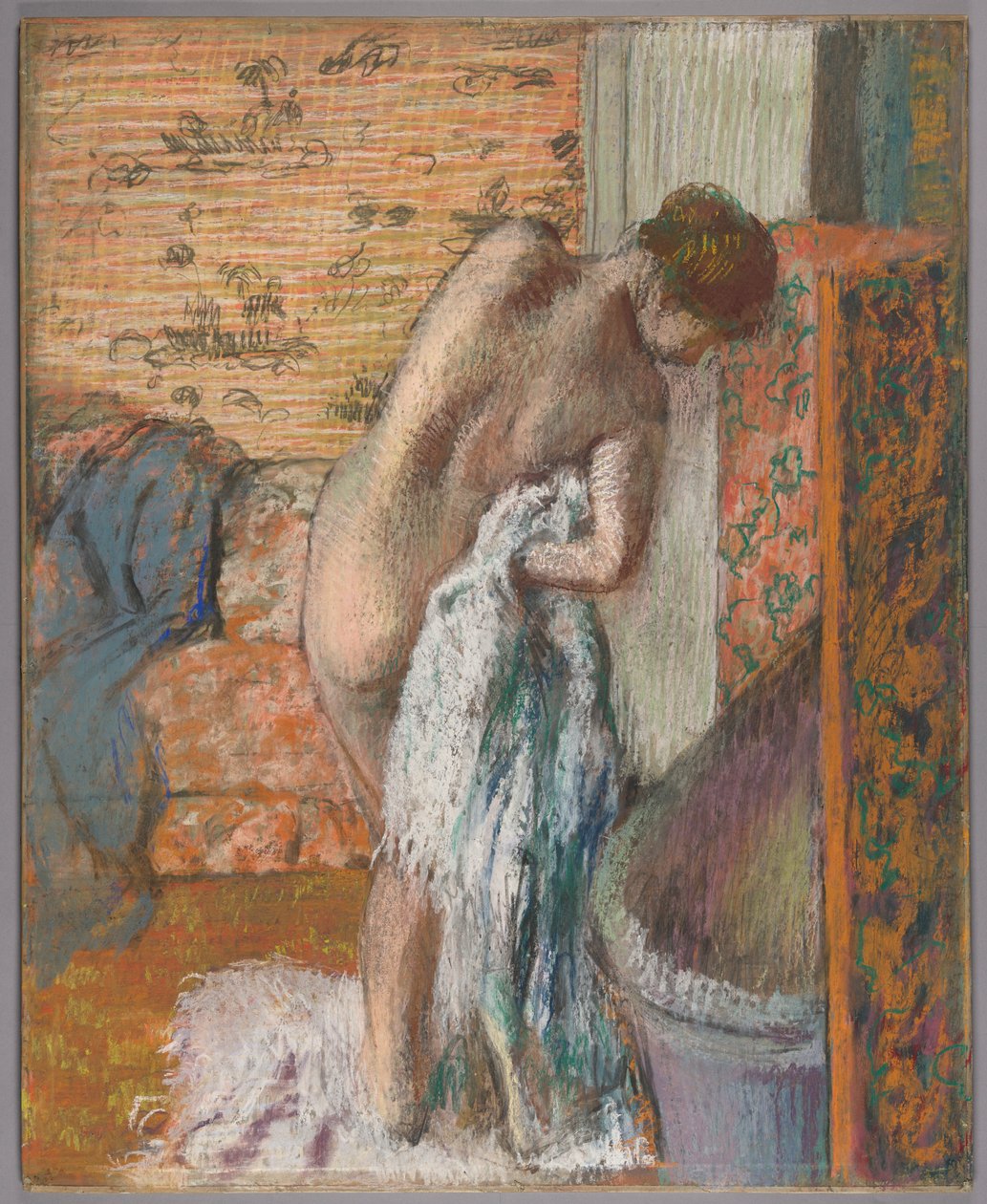Fürdés után alkotó: Edgar Degas