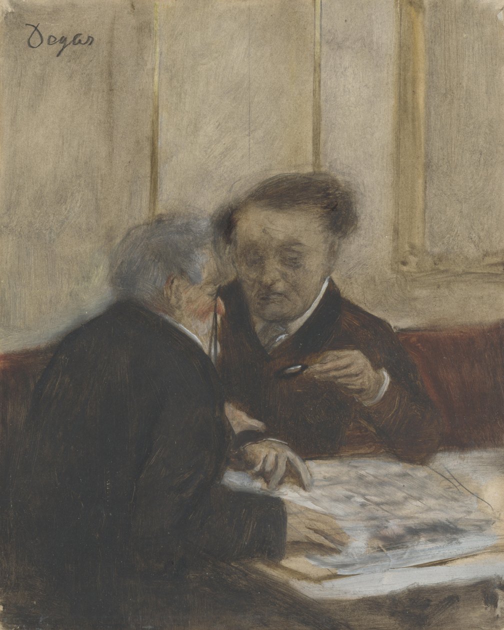 A Café Châteaudun c. 1870 alkotó: Edgar Degas