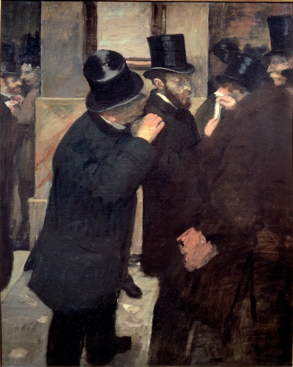 A tőzsdén alkotó: Edgar Degas