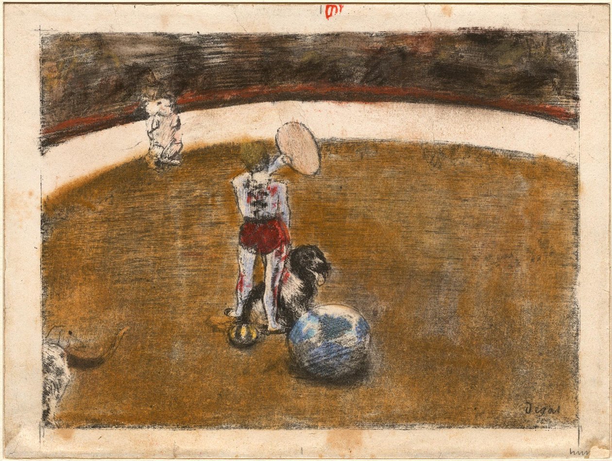 [Im Zirkus Fernando] alkotó: Edgar Degas